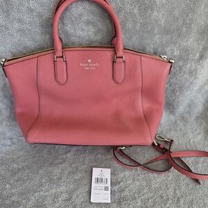 Kate Spade Medium Satchel Bag Pebbled Leather Masons Bri Color In Parker Style